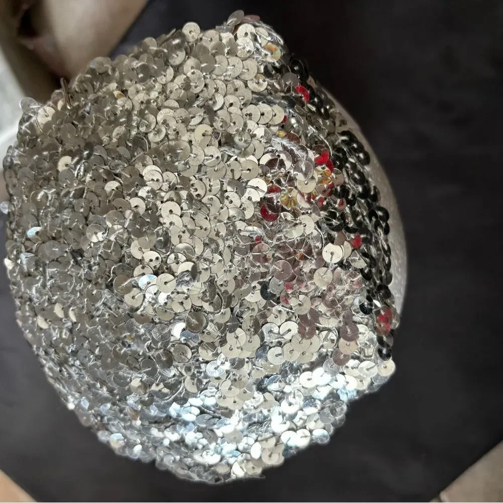 Headband sequin headpiece Hat kippah bullcap koppel brimless cap y2k beanie